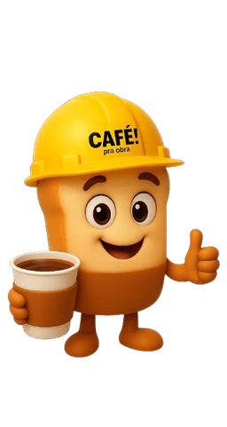 Mascote Café pra Obra